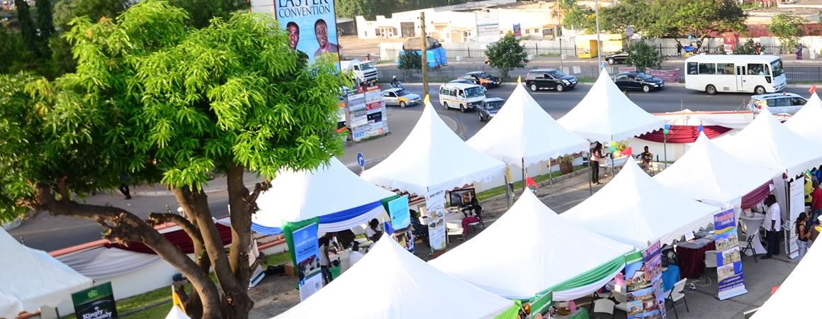 A village fayre with Otaten tents